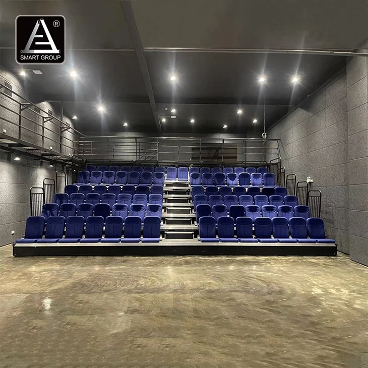 Electric Retractable Bleacher Seating for Multi-Functional Halls